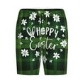 thumbnail image 4 of Naloa Happy Easter Men's Short Pajama Pants, Lounge Comfort Shorts with Elasticized Waistband and Side Pockets - 4X-Large, 4 of 9