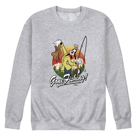 Disney - Goofy Gone Fishing - Men's Crew Fleece Sweatshirt