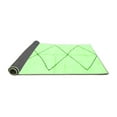 thumbnail image 2 of Ahgly Company Indoor Rectangle Solid Green Modern Area Rugs, 2' x 3', 2 of 4
