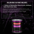 thumbnail image 2 of Restoration Shop Electric Blue Metallic Acrylic Urethane Auto Paint - Gallon Paint Color Only, Single Stage High Gloss, 2 of 5