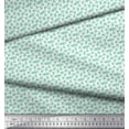 thumbnail image 3 of Soimoi Green Moss Georgette Fabric To The End Text Fabric Prints By Yard 42 Inch Wide, 3 of 3