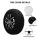 thumbnail image 2 of Fotbe Vintage Coffee Funda de Llanta de Repuesto con Estampado, Engrosada, Ajuste Universal para Jeep, Remolque, RV, SUV, Camión-17 inch, 2 of 6