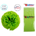 thumbnail image 4 of Bright Lime Tissue Paper Squares, Bulk 100 Sheets, Presents by A1 Bakery Supplies, Large 15 Inch x 20 Inch, 4 of 14