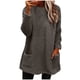 thumbnail image 2 of Pntutb Blusa de manga larga cálida con bolsillo sólido suelto para otoño e invierno con cuello redondo para mujer Pntutb Pntutb-6955, 2 of 7