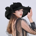 thumbnail image 5 of Wedding Hats For Women Elegant Church Hats For Women Fascinators Hats For Women Tea Party Party Hats Horse Races Hat Tea Party Accessories For Women, 5 of 7