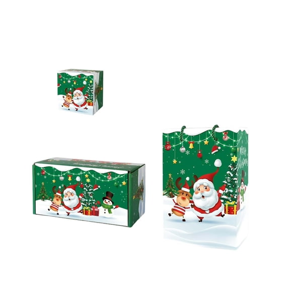 Christmas Surprise Jumping Box Explosion Gift Box, Creative Folding Bouncing Cash Money Gift Box Set, DIY Surprise Explosion Box Accessories for Christmas Birthday Party Holiday Favor