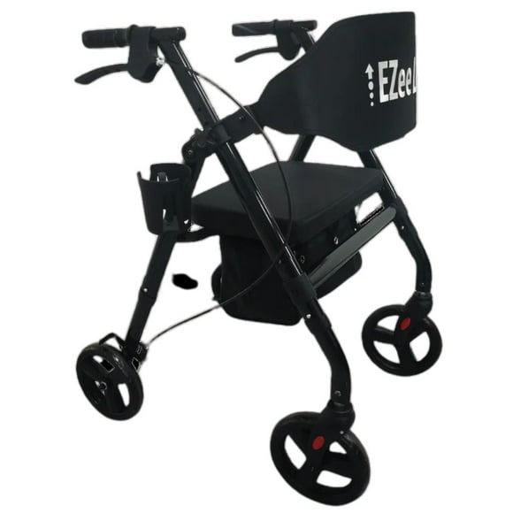 EZee Life Lightweight Steel Rollator - Durable Mobility Aid with Adjustable Features