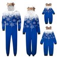 thumbnail image 4 of Odeerbi Matching Family Christmas Pajamas Sets Baby Romper Jumpsuits 2024 Fashion Xmas Print Family Jammies European And American Parent-Child Suit Loungewear Sleepwear for Baby, 4 of 5