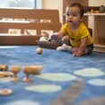 thumbnail image 3 of Carpets for Kids 1593508 Soft Branching Out Rectangle Rug, Blue - 6 x 9 ft., 3 of 3