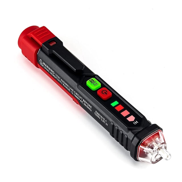 Detector de voltaje sin contacto, probador de voltaje con sensibilidad ajustable, probador de voltaje/fase sin contacto, probador de corriente Sincero Electrónica