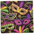 thumbnail image 3 of Amscan 501901 Mardi Gras Masques Serviettes de Table, 5" x 5", 16 Ct., 3 of 5