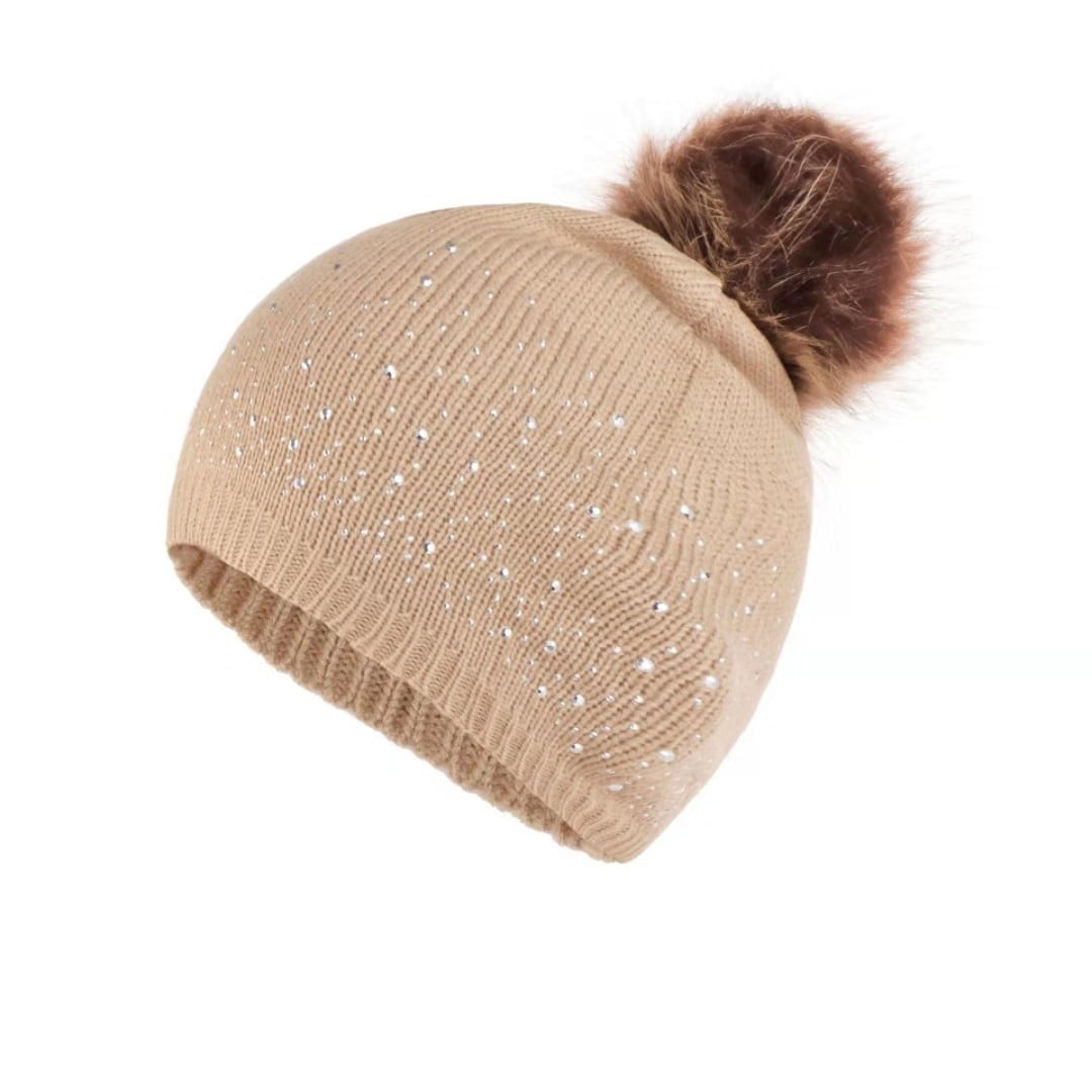 Newborn Knitting Head Cap Cute Keep Warm Winter Hats Knitted Wool Hemming Hat 