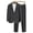 Dark Gray, variant on Mens Suits 2 Piece Slim Fit Long Sleeve Notch Lapel Two Button Blazer and Straight Leg Pants Solid formal Suit for Party Prom Wedding Business Casual
