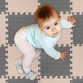 thumbnail image 2 of UPOUART 20 Pcs Coussin de Sol pour Bébé Couleurs Assorties Design Emboîtable en Plastique Tapis de Sol, 2 of 8