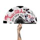 thumbnail image 2 of Fan Rave Wearhouse portátil, reflectante UV, de bambú, plegable, 2 of 6