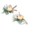 thumbnail image 4 of Ramillete, Flor De Muñeca Flor De Seda Fácil De Usar Reutilizable Para Fiestas De Baile Para Bodas Cergrey White Corsage, 4 of 8