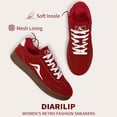 thumbnail image 5 of Ecetana Women's Sneakers Casual Tennis Shoes Slip Resistant Low Top Walking Shoes, 5 of 6