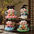 thumbnail image 5 of Chinese New Year 2026 Decorations,Cute Plush Figurines for Desk,Feng Shui Zodiac Dolls for Lunar New Year,Office Desk Decor for Women,1 Pack, 5 of 7