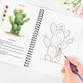 thumbnail image 2 of Libro de trabajo de acuarela Terself, juego de pintura de 16 colores con 15 páginas, 2 of 6