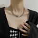 thumbnail image 3 of Collar de serpiente negra cubana Collar con forma de serpiente Medusa Cadena de clavícula personalizada Collar de serpiente vintage, 3 of 3