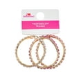 thumbnail image 3 of Way to Celebrate Valentine's Day Fuchsia Gold Bracelets, 3 Piece, 3 of 4