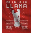 thumbnail image 5 of Tstars Fa La La Llama Ugly Christmas Sweater Funny Xmas Women Sweatshirt Large Green, 5 of 6