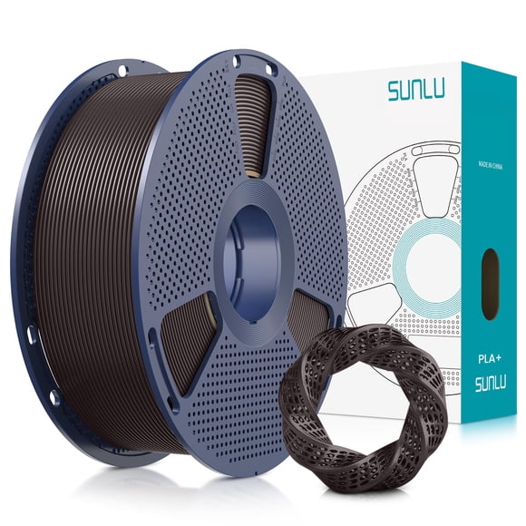 SUNLU PLA+ Filament 1.75mm, PLA Plus 3D Printer Filament, Dimensional Accuracy +/- 0.02 mm, Tough & Neatly Wound, 1KG Spool (2.2 LBS), Fit for Most F