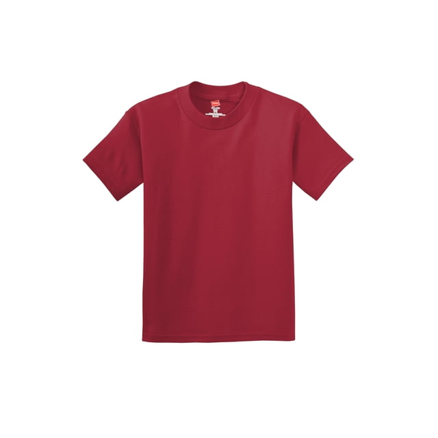 Hanes® - Camiseta 100% algodón auténtica para jóvenes. 5450 hanes 5450