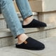 thumbnail image 2 of Pantuflas slip-on de pana para hombre VeraCosy con espuma viscoelástica, negras, 2 of 8