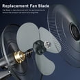 thumbnail image 3 of Plastic Fan Blade Replacement Part 3-Leaves Standing Pedestal Fan Table Fan Blade Fan Parts, 3 of 6