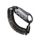 thumbnail image 2 of Candado antirrobo portátil para ciclismo, con combinación de resorte y cable, reiniciable, con código de seguridad de 3 dígitos, para equipaje de viaje, casco y contraseña (negro), 2 of 5