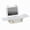 White, variant on POYOGA Wing Shaped Cosmetic Case With Mirror and Adjustable Brightness LED Lighting