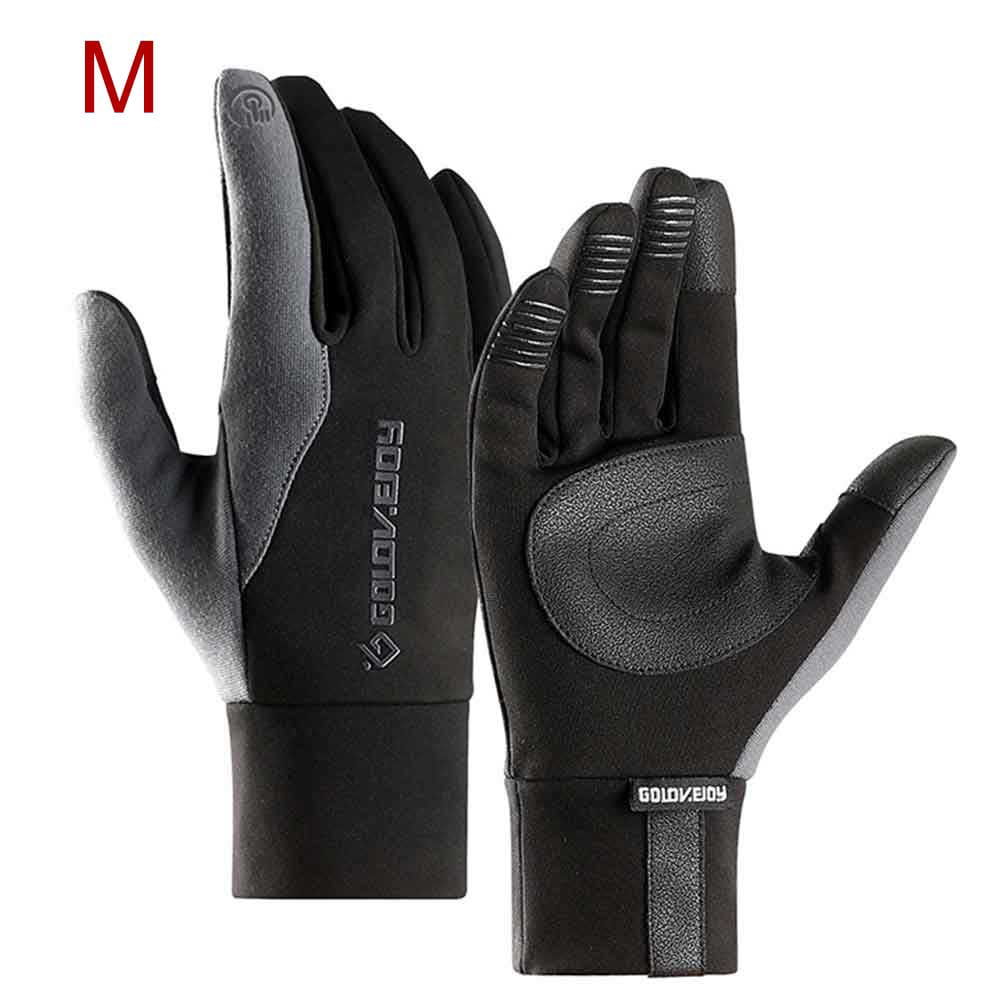 Winter Warm Thermal Full Finger Gloves Waterproof Cycling Touch Screen Gloves 