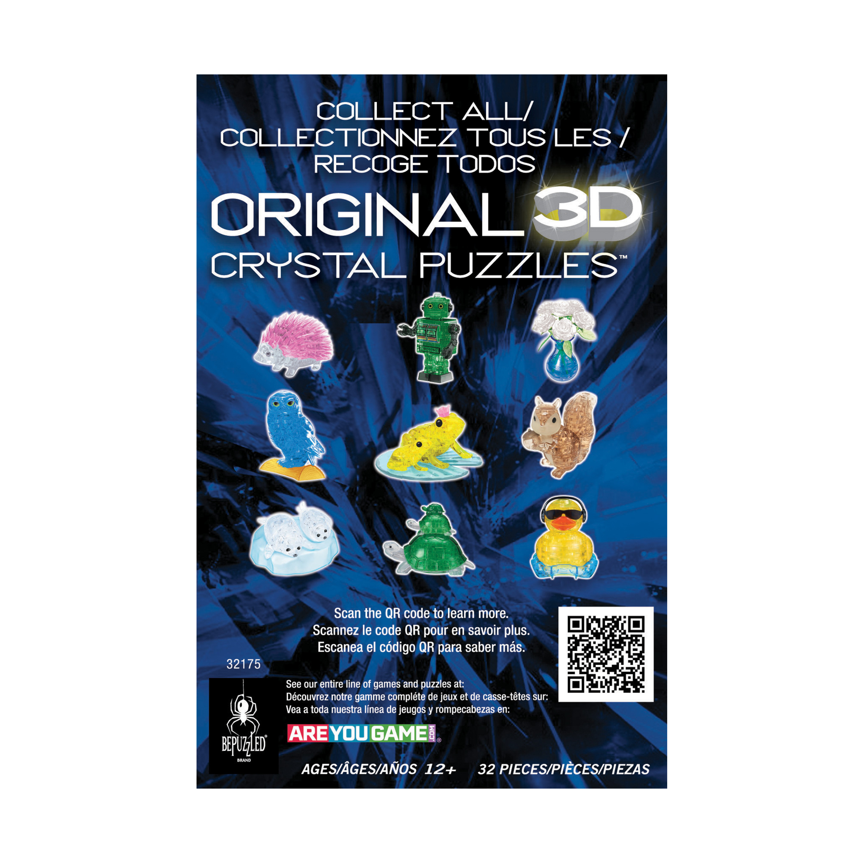 BePuzzled 3D Crystal Puzzle: Swan (Pink): 32 Pcs