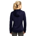 thumbnail image 2 of Sport-Tek L248 Ladies Tech Fleece Full-Zip Hooded Jacket, True Navy, XL, 2 of 2