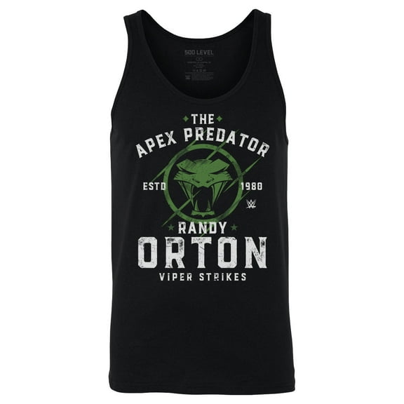Men's 500 Level Black Randy Orton Apex Predator Tank Top