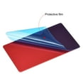 thumbnail image 4 of Uxcell 85mm x 50mm x 1mm Anodized Aluminum Blank Metal Card Red 10 Pack, 4 of 6