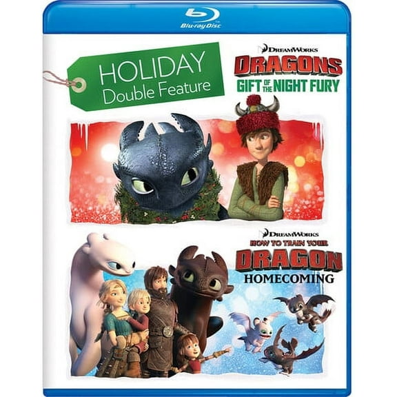 How To Train Your Dragon: Gift Of The Night Fury/Homecoming Holiday (Blu-ray), Universal, Kids & Family