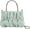 Green, variant on JennyShop Party Folding Cloud Chain Crossbody Bag, Quality Soft PU Mini Square Bag Handheld Shoulder Bag for Women's