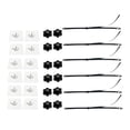 thumbnail image 2 of Correas de seguridad para TV, arnés de sujeción, correas antivuelco para muebles, aptas para bebés, para armarios, pantallas planas y estanterías. 6 piezas, 2 of 8