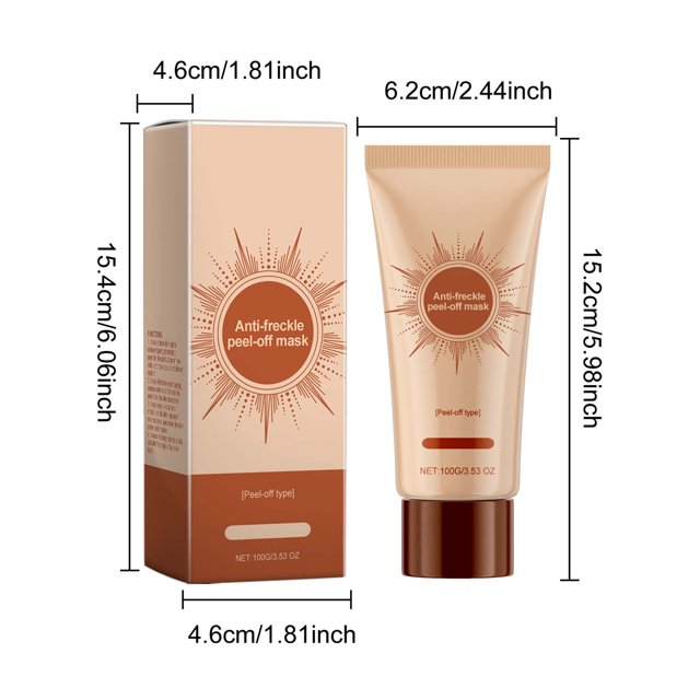 Mascarilla facial aclarante de 2/3 piezas, mascarilla facial limpiadora antiarrugas, una crema