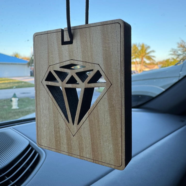 Paradise Air Hanging Wood Air Freshener, Laser Cut Design, 1 Unit