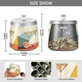 thumbnail image 2 of Yayeee Ashtray with Lid for Cigarette Smokeless Stainless Steel Home Ash Holder, Beige Glasses, 2 of 7