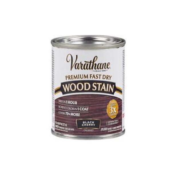 Varathane Premium Fast Dry SemiTransparent Black Cherry Wood Stain 0.5
