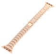 thumbnail image 4 of Correa de reloj para reloj IOS, correa de reloj de metal de 5 filas Accesorio de reloj Correa de reloj de metal de alto rendimiento, 4 of 9