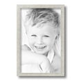 thumbnail image 2 of ArtToFrames 8" x 14" Bright Silver Picture Frame, 8.5x14 inch Silver Wood Poster Frame (WOM-4752), 2 of 7