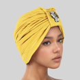 thumbnail image 3 of SUNSIOM Turbans pour Femmes Design Strass Décontracté Élégant Tête Tressée Turbans, 3 of 5
