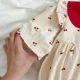 thumbnail image 5 of Sisters Outfit Sweet Cherry Baby Girls Bodysuit Spring and Autumn Girls' Princess Dress Cute Infant One Piece Kid's Clothes, 5 of 6