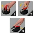 thumbnail image 2 of Anclaje de ventosa de vacío resistente, paquete de 2 ventosas fuertes, anclajes de succión con ganchos de seguridad (rojo/negro), 2 of 5