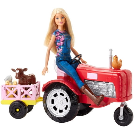 Barbie Careers Farmer Doll and Tractor with Themed